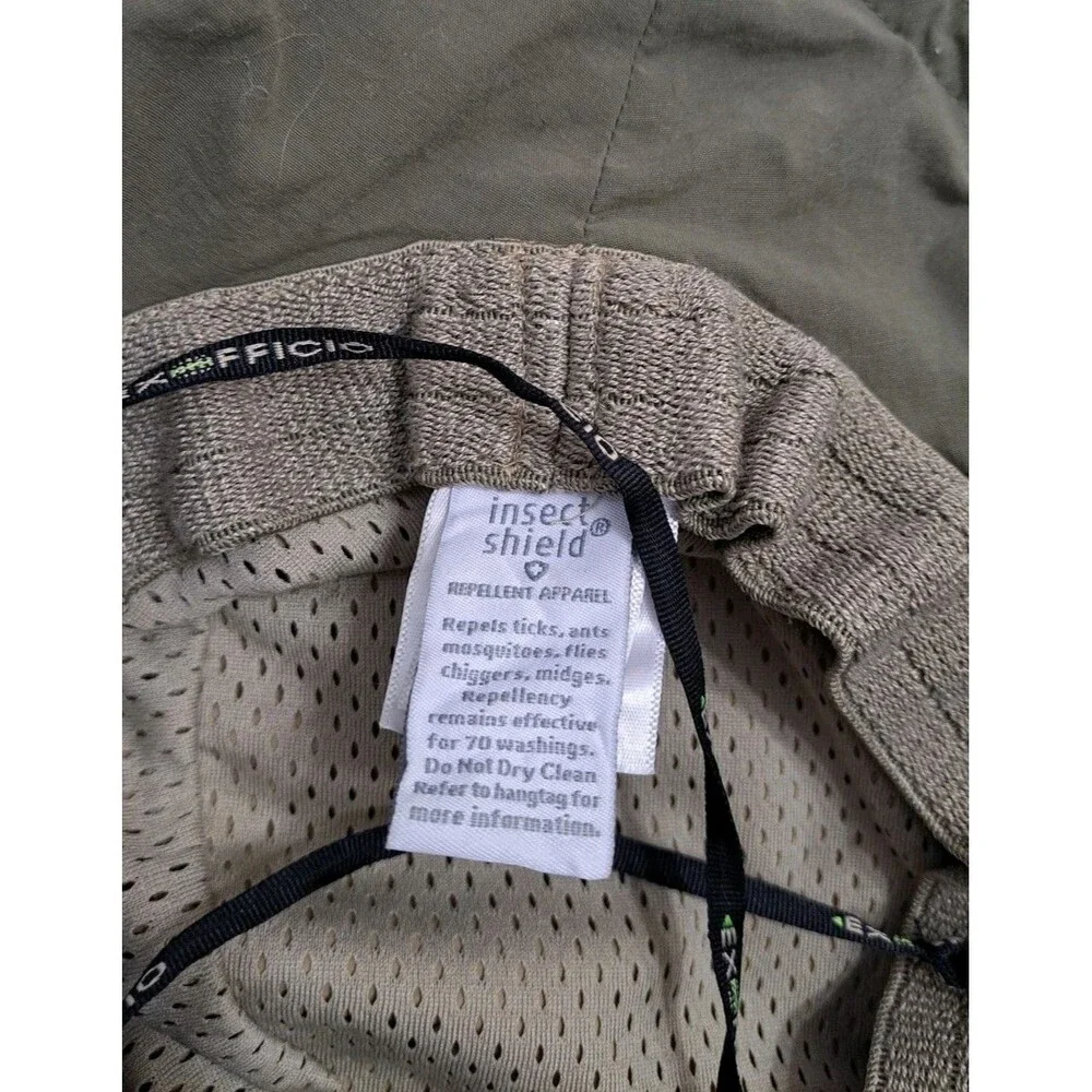 Exofficio Sun Hat Beige Khaki Boonie Bucket Safari Insect Bug Shield Repellent - Picture 6 of 7